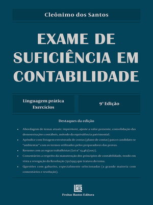 cover image of Exame de Suficiência em Contabilidade